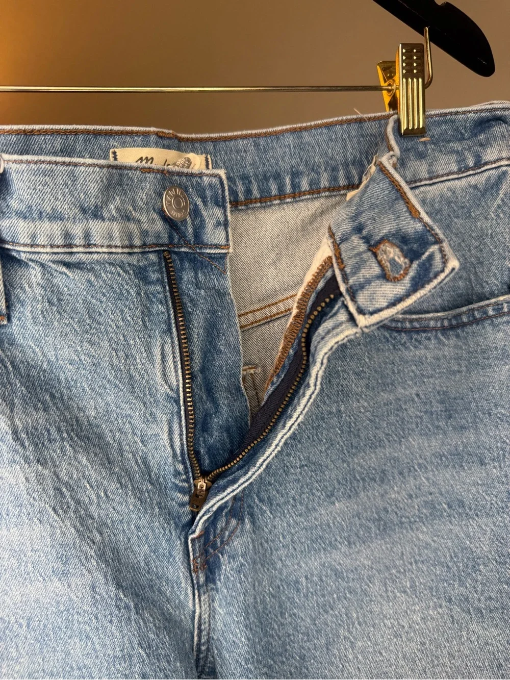 Madewell The Perfect Vintage Wide-Leg Jean Enmore Wash Size 31 - Picture 5 of 10